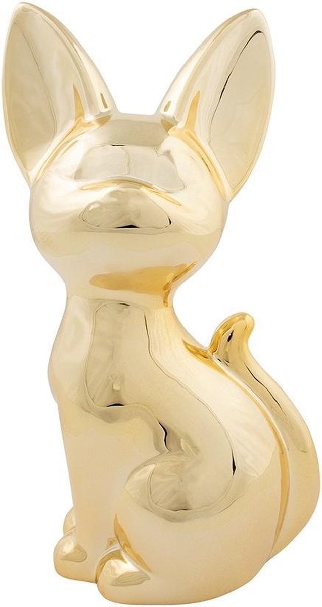 Goudkleurige Spaarpot Kat (21 cm)