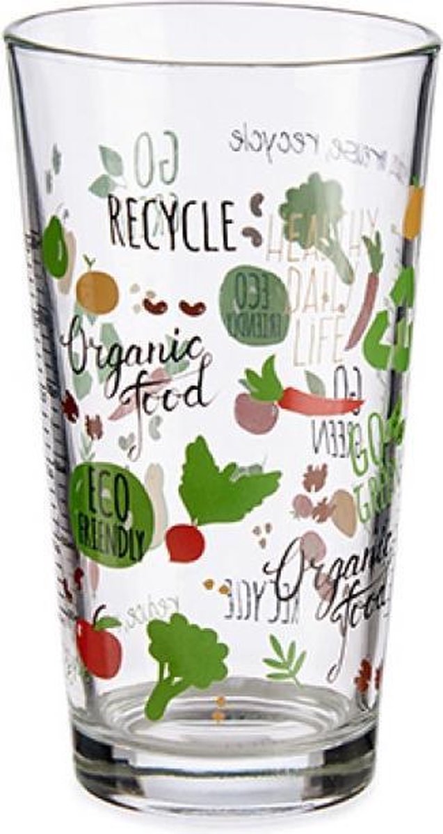 Vivalto Maatbeker Biologisch 450 Ml Kristalglas Transparant