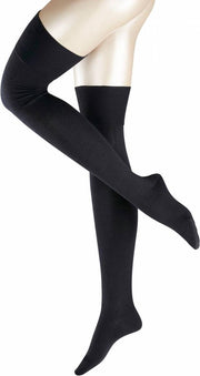 FALKE Striggings Dames Overknees - Blauw - Maat 37-38