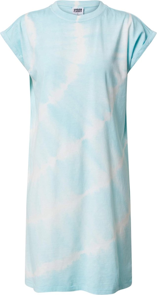 Urban Classics Korte jurk -M- Tie Dye Blauw