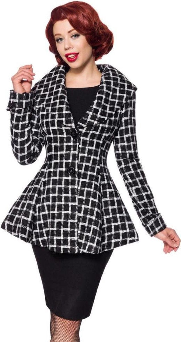 Belsira Blazer -XL- 50139 Zwart/Wit