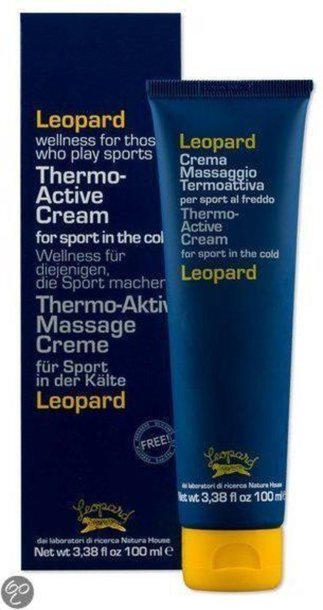 Leopard-Sport-Warmte Massagecrème-100 ml.