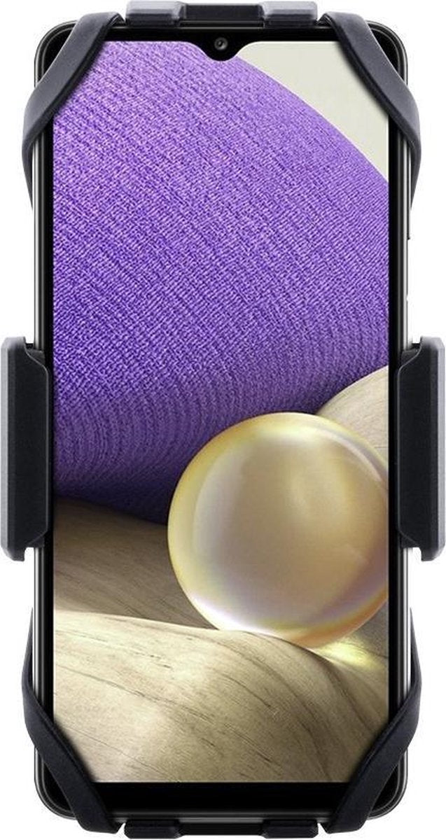 Interphone - Samsung Galaxy A32 5G Motorhouder Moto Crab Stuur Zwart