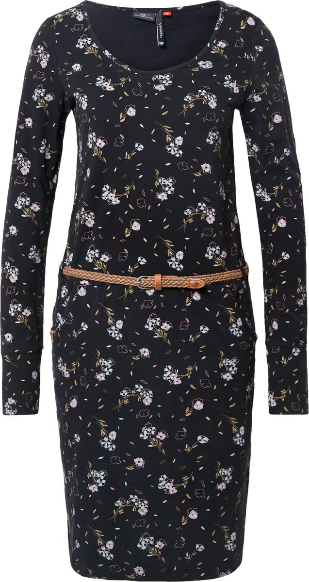 Ragwear jurk montana Zwart-S (36)