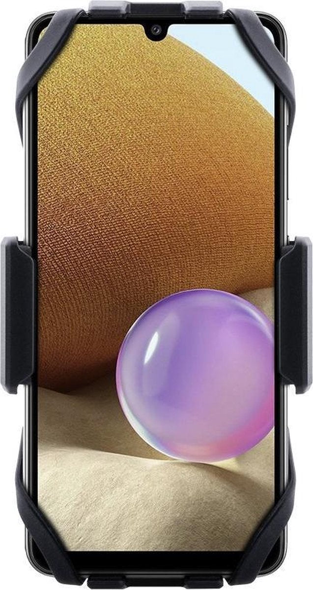 Interphone - Samsung Galaxy A32 Motorhouder Moto Crab Stuur Zwart