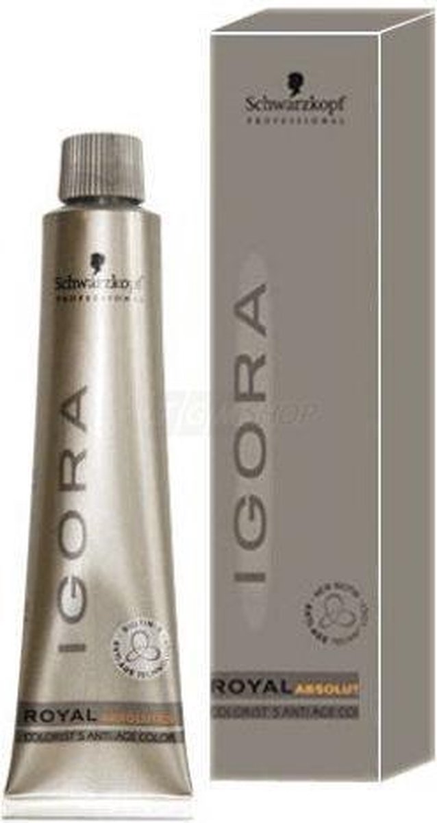 Tinte para el cabello Igora Royal Absolutes 4-05 marrÃ³n medio natural dorado