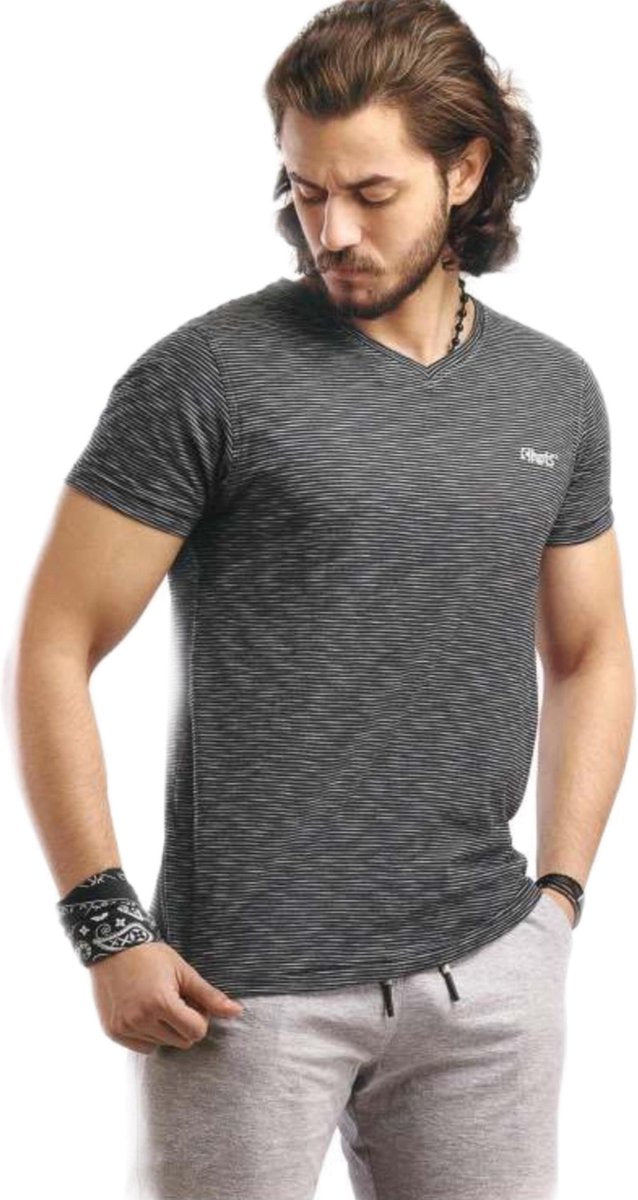 Embrator mannen Huispak / Zomerset zwart-licht grijs maat XL
