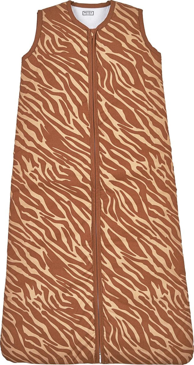 Meyco Zebra babyslaapzak gevoerd - 110 cm - camel