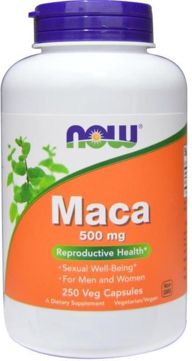 Maca 500 mg  - 250 Veggie Caps - Now Foods