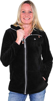 BJØRNSON Fleece Vest Coral Dames Warm Zacht Zwart - 56 - SIRLE