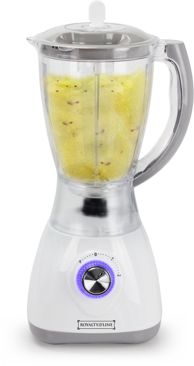 Royalty line - Blender 1.5 Liter- RVS - Kleur Wit - 400W - RLSM400P.2L