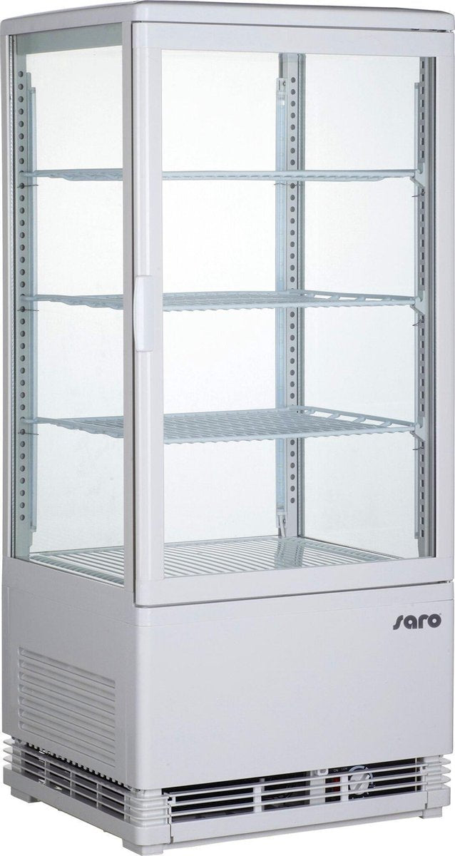 SARO Mini-koelvitrine model SC 80 wit