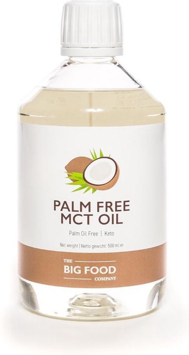Big Food MCT Olie - 500ml - Palm vrij