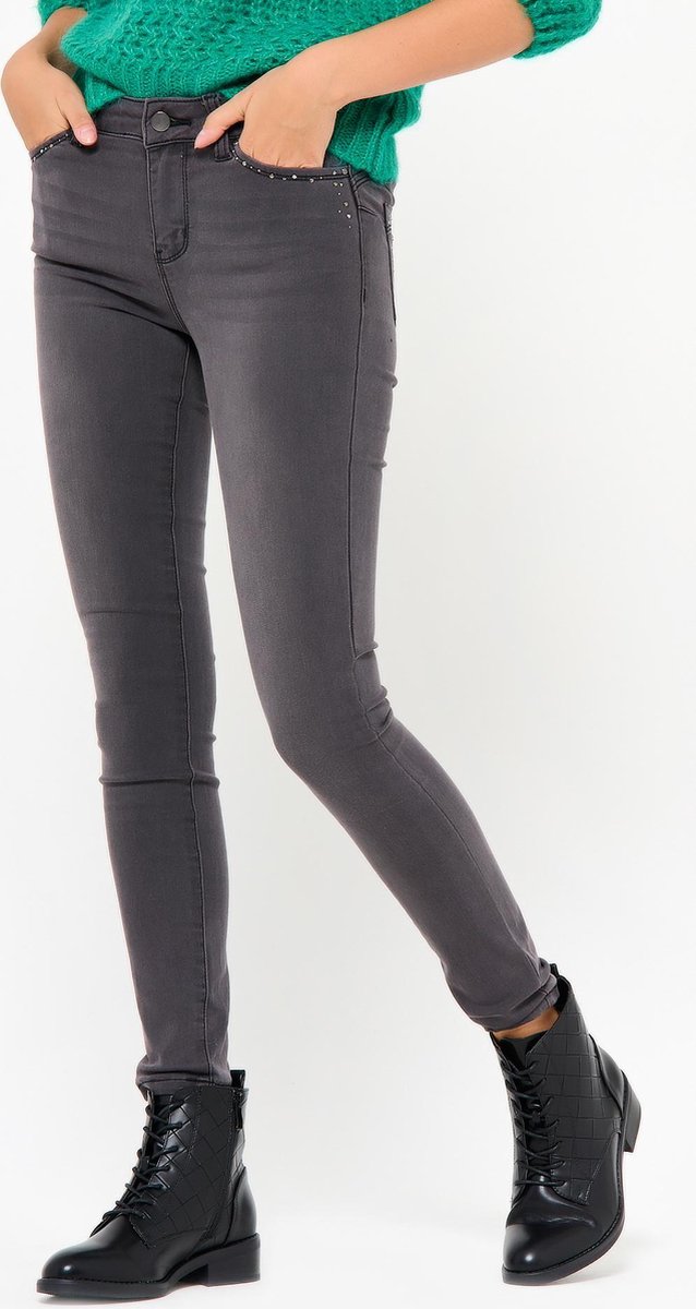 Skinny denim broek - Dnm - Dark Grey
