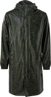 Rains Fishtail Parka Regenjas Unisex - Groen - Maat S
