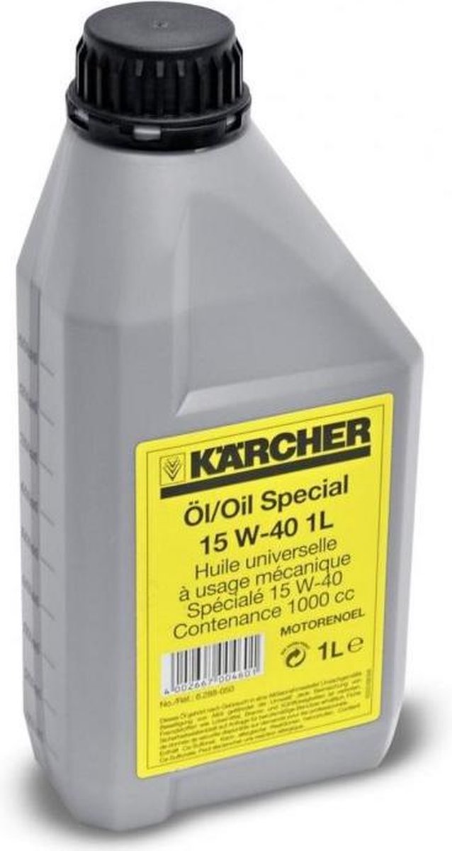 Karcher olie motorolie - 1 liter - 15W40 special aandrijfolie voor 230V hogedrukreiniger
