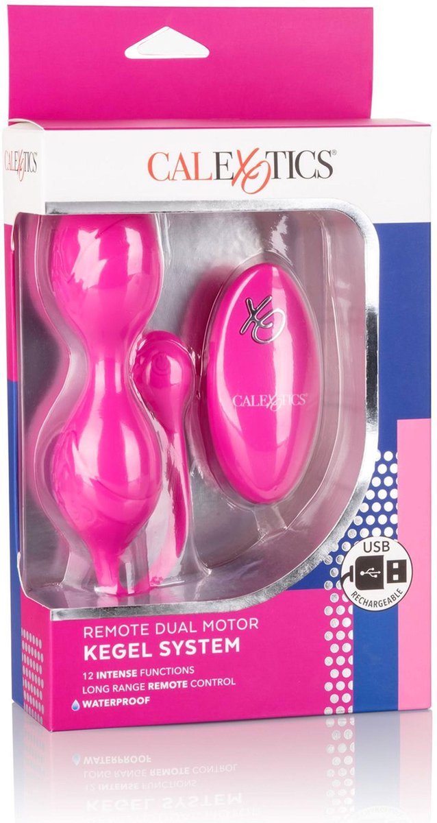 Calexotics - Remote Dual Motor Kegel System - Roze