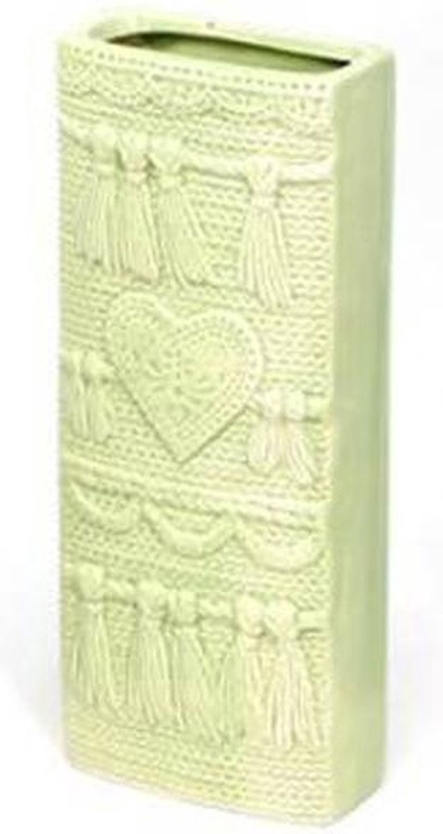 Radiator bak luchtbevochtiger / waterverdamper rechthoekig hart design mint groen 19 cm - Waterverdampers verwarming