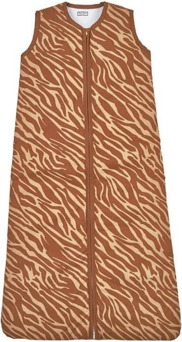 Meyco Zebra babyslaapzak gevoerd - 70 cm - camel