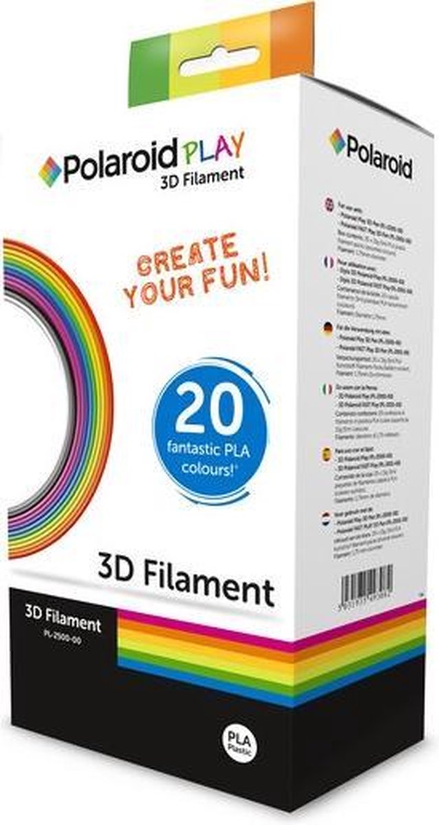 Polaroid 3D-FL-PL-2500-00 Polymelkzuur Zwart