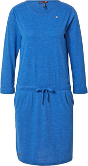 Ragwear jurk mascarpone Blauw Gemêleerd-M (38)