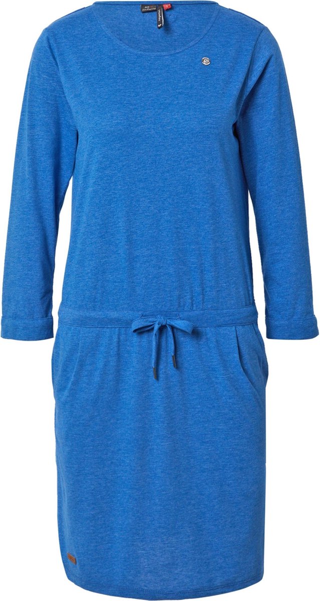 Ragwear jurk mascarpone Blauw Gemêleerd-M (38)