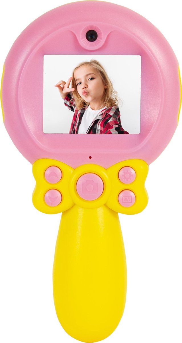 Silvergear Kindercamera Fototoestel Lollipop - Roze - 2 Inch LCD-scherm