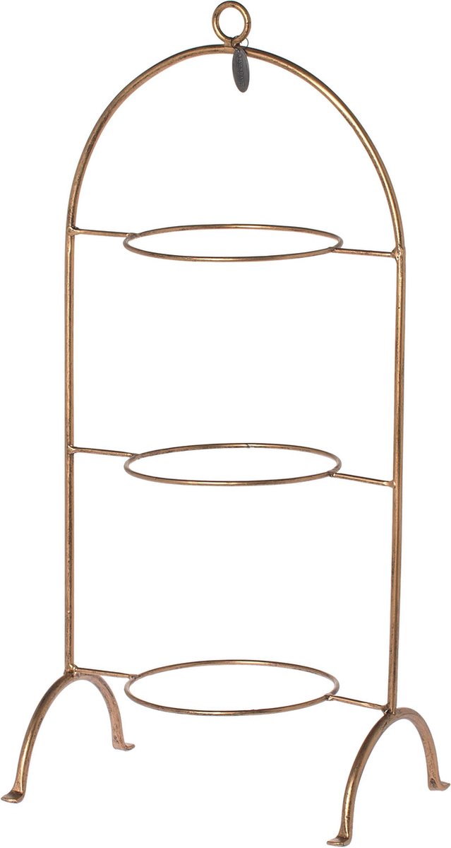 Riverdale Chelsea - Bordenrek 3-laags - goud - 55cm
