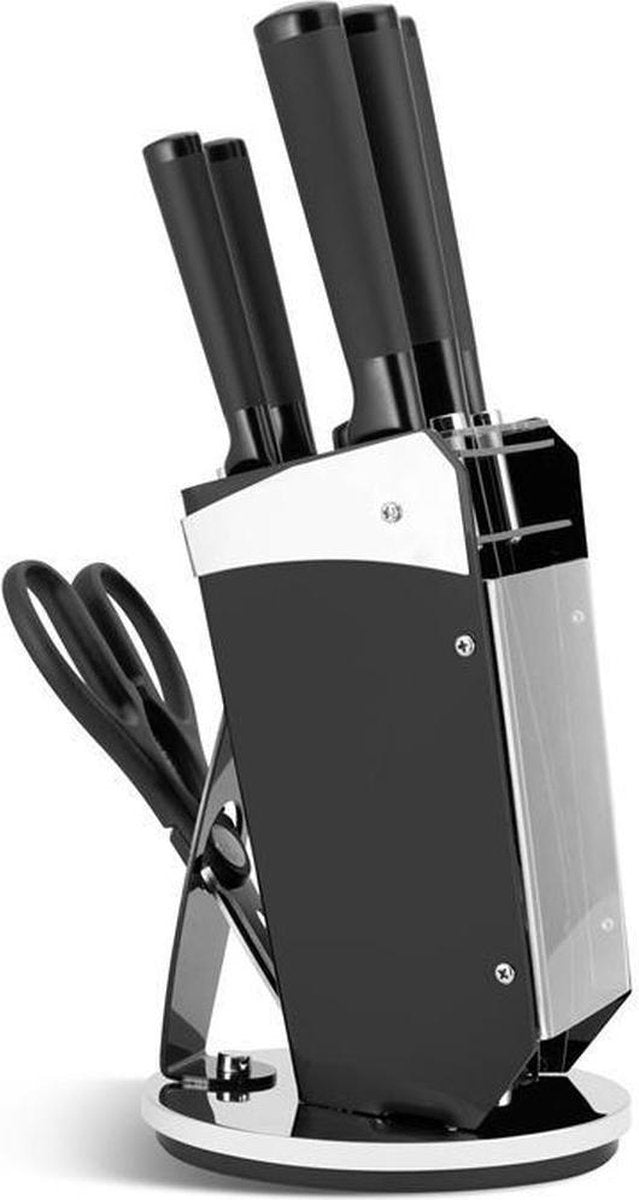 Edënbërg Black Line - Messenset met Luxe Messenhouder - 7 delig