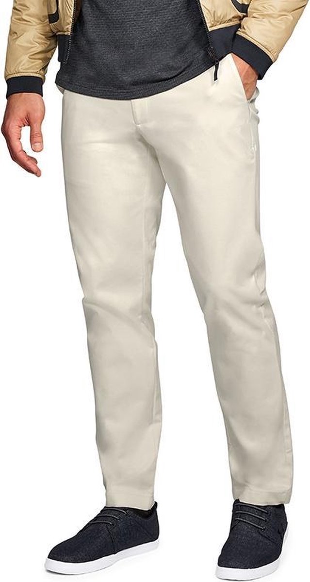 Showdown Chino Tapered Pants Stone Golfbroek maat: W34 X L32    heren > golf kleding > broeken