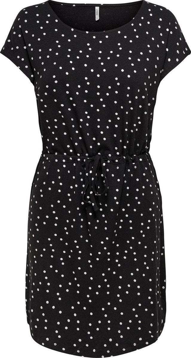 Onlmanya S/s Dress Jrs 15217787 Black/dark Silve