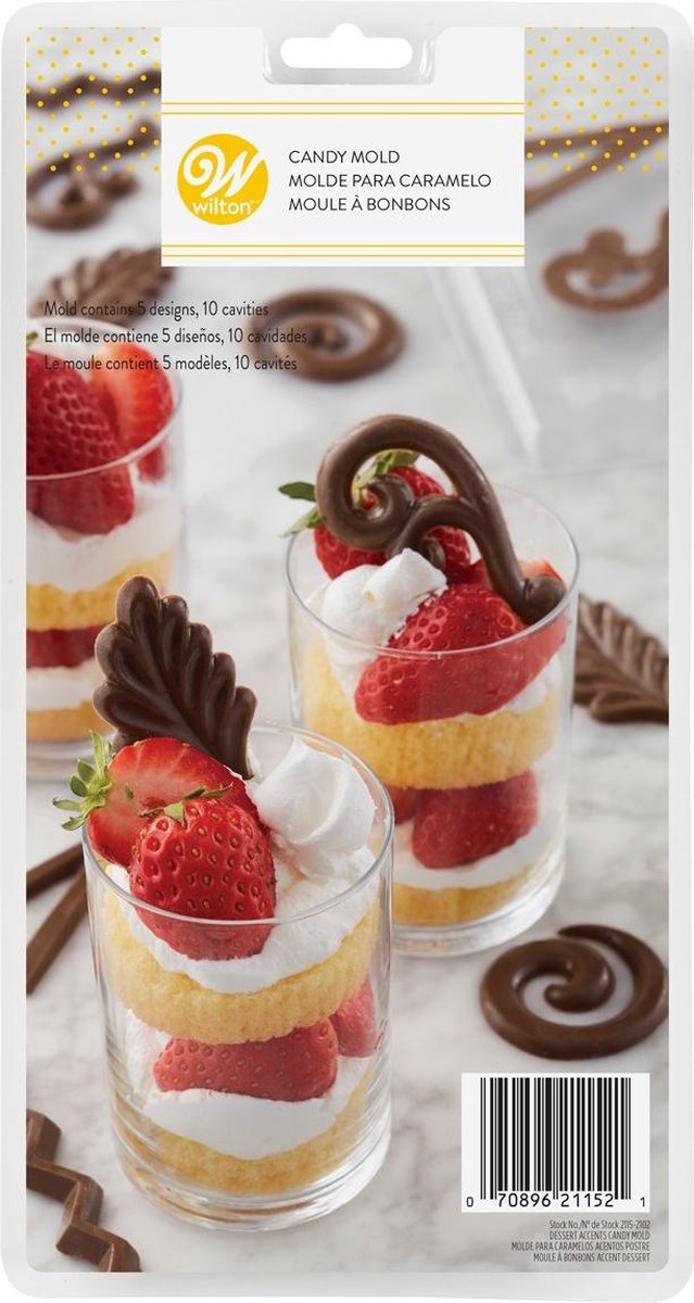 Wilton Chocolade Mal Dessert Accenten