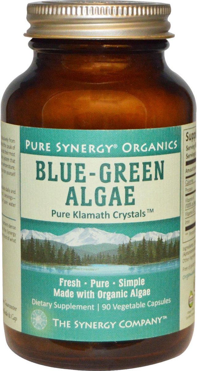 Biologische blauw-groene algen (90 Veggie Caps) - The Synergy Company