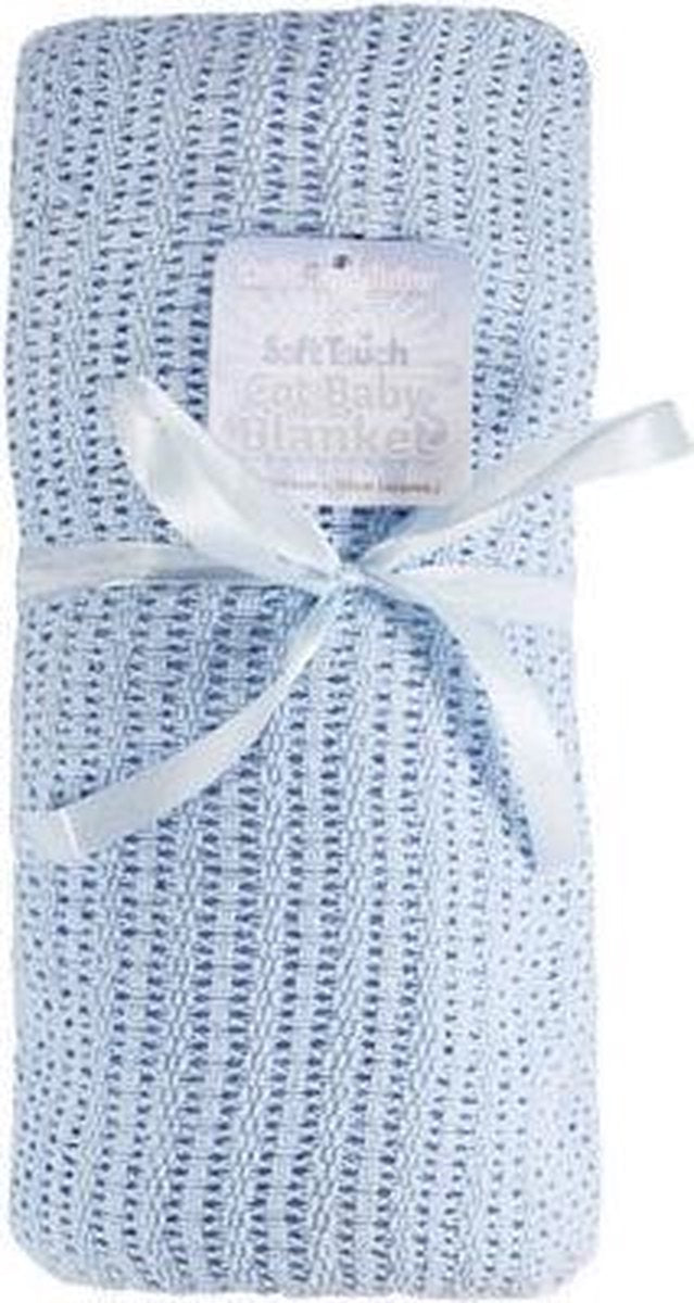 Soft Touch Babydeken 140 X 90 Cm Blauw