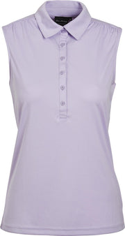 Func Factory dames polo Amy mouwloos lavender maat 38