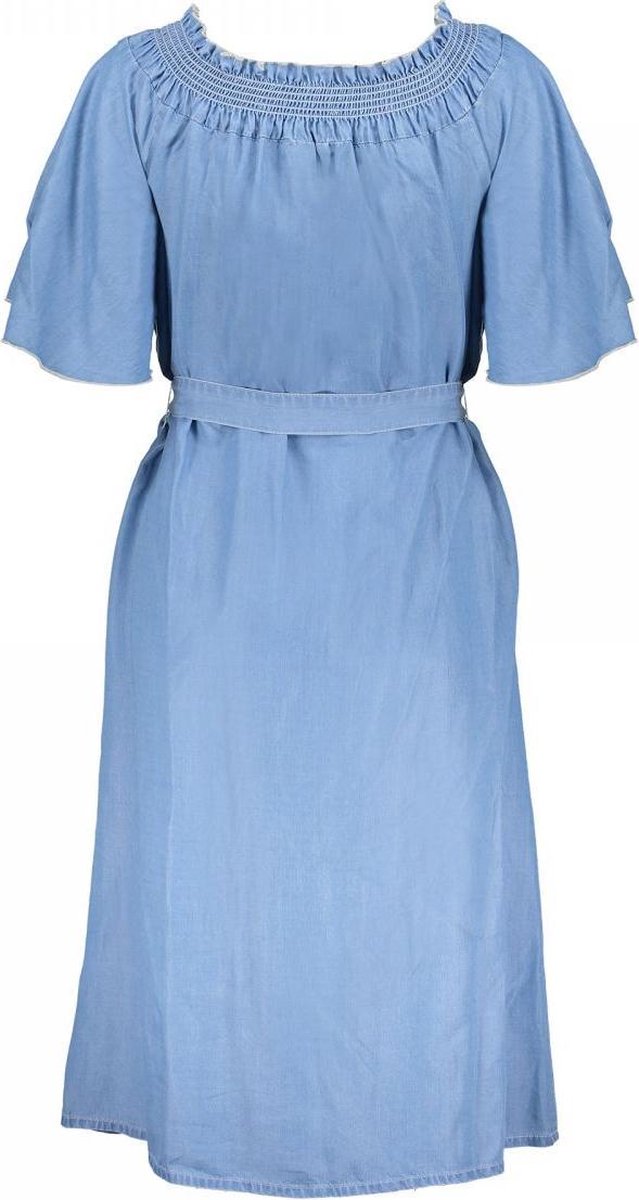 Geisha Dress Elastic Neck And Butterfly Sleeves - S