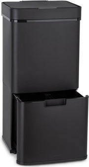 Royal Trash Matte Black vuilnisemmer met sensor 72 L rvs matzwart