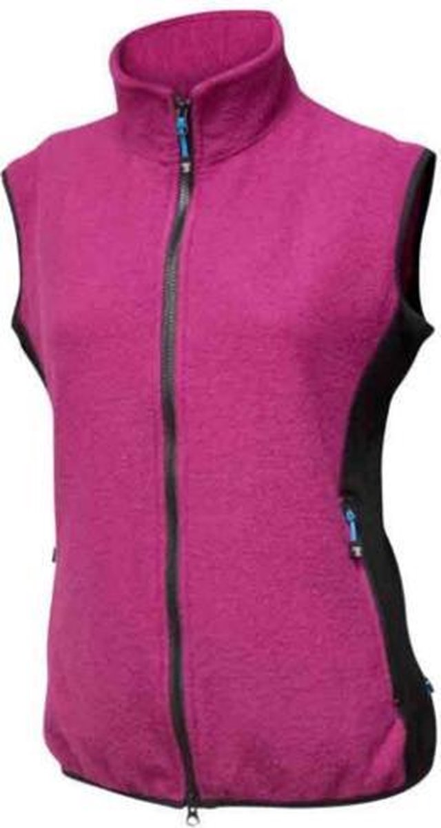 Ivanhoe dames vest Thi Cerise boiled wol met Lycra - sportief  - Roze - 38