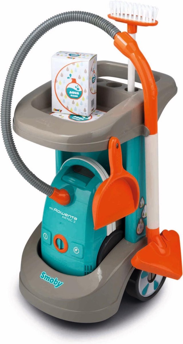 Smoby Rowenta Poetskar Met Stofzuiger