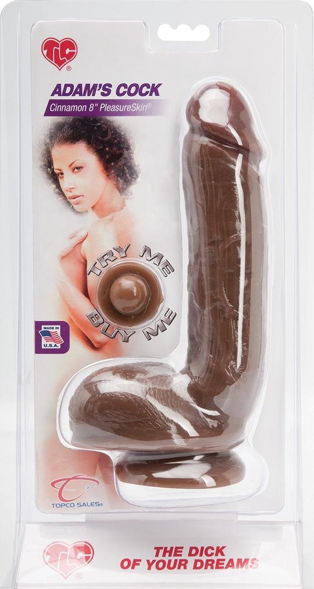 Adam's PleasureSkin Cock - Brown
