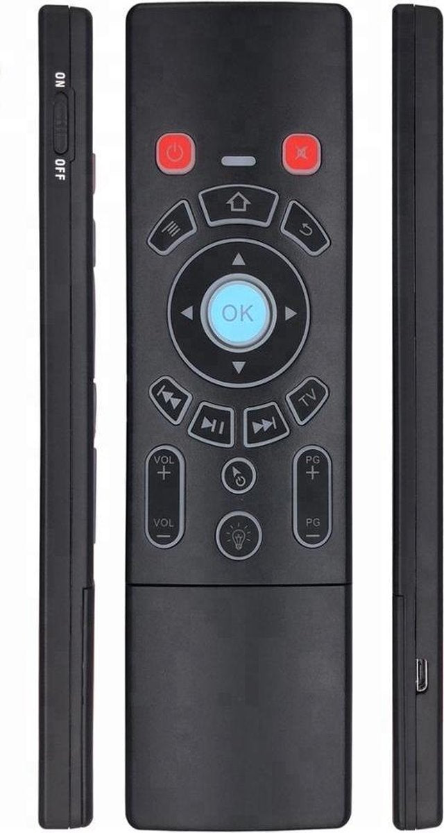 Remote Control Afstandsbediening - mini-toetsenbord - Android TV box Windows / Android - USB-ontvanger - Muis