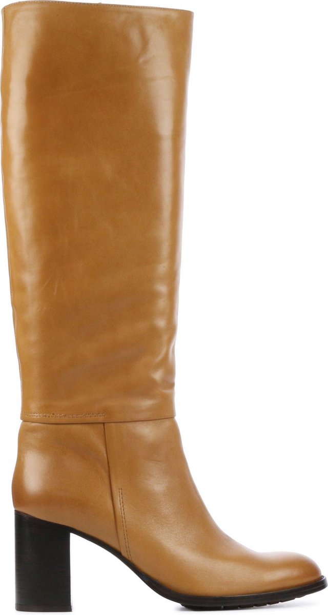 Zinda Vrouwen Leer  Klassieke laarzen / Laarzen / Damesschoenen 1204 - Camel - maat 41