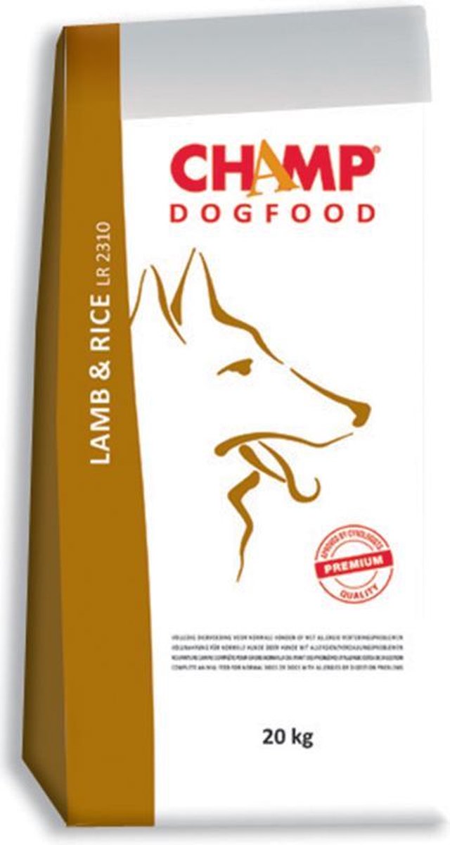 Champ premium lamb & rice - 1 ST à 20 kg