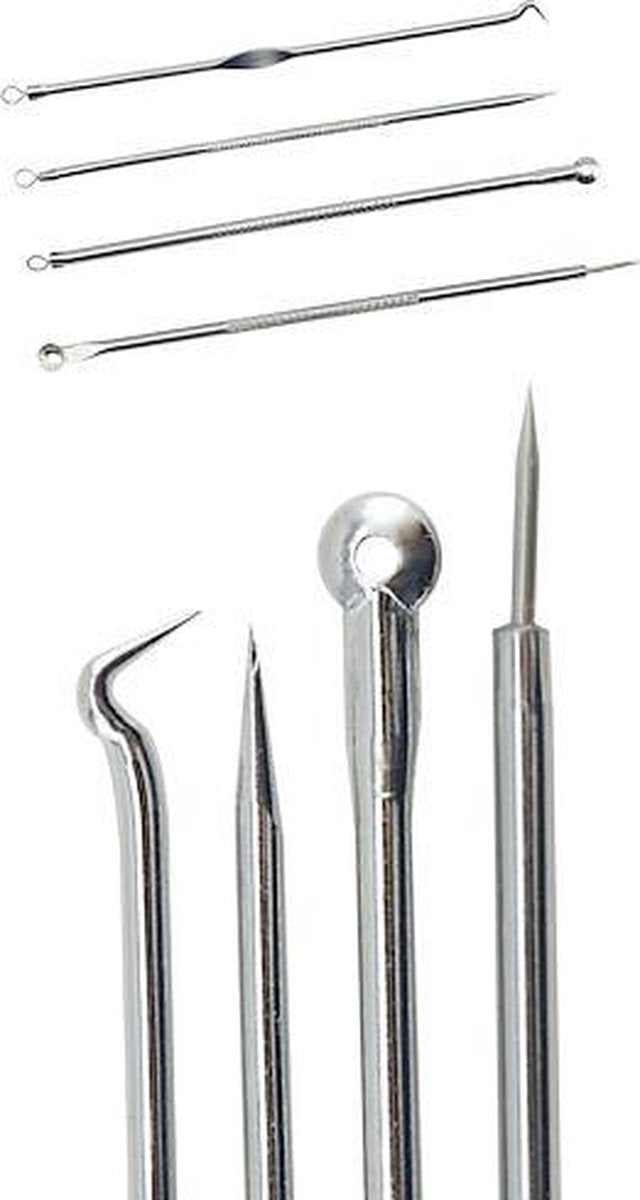 Comedonenlepel set van 4 stuks