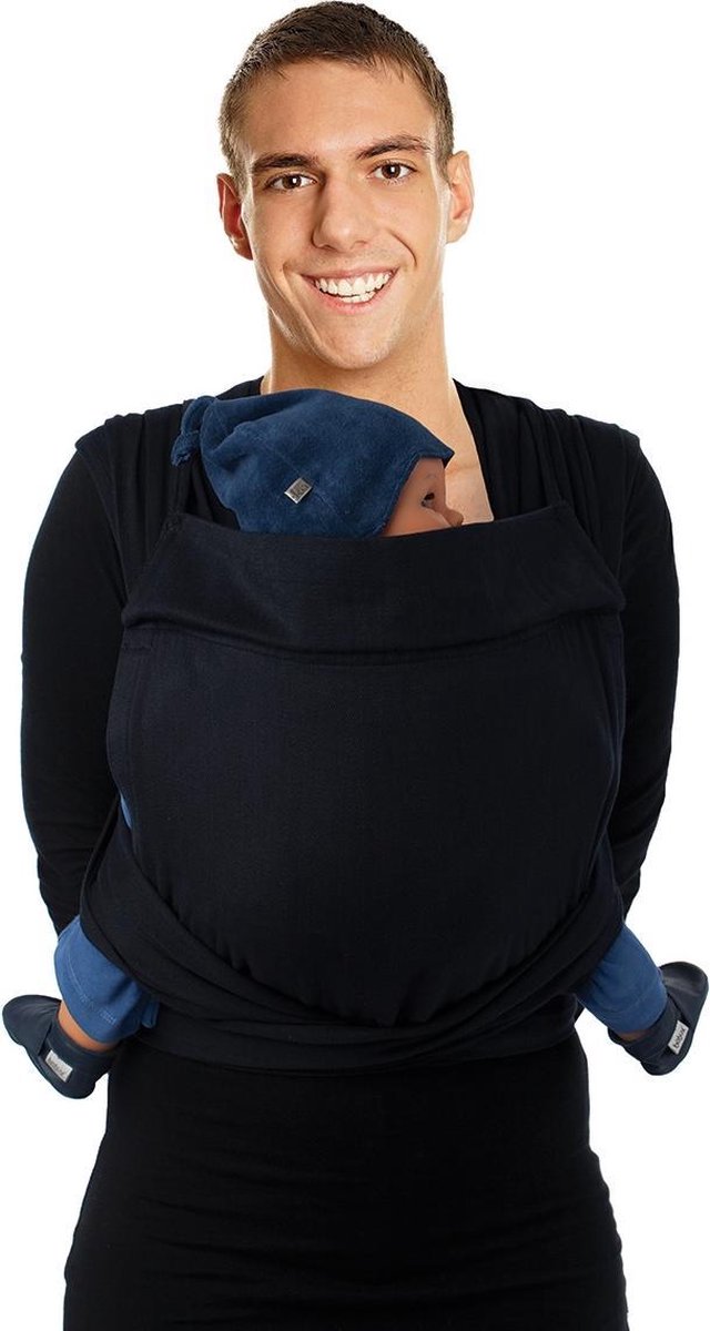 Babylonia BB TAI Draagdoek Baby - One Size - Black Beans