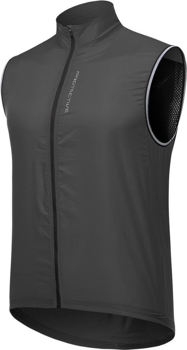 Protective Fietsvest P-ride Heren Polyester/elastaan Grijs Maat M