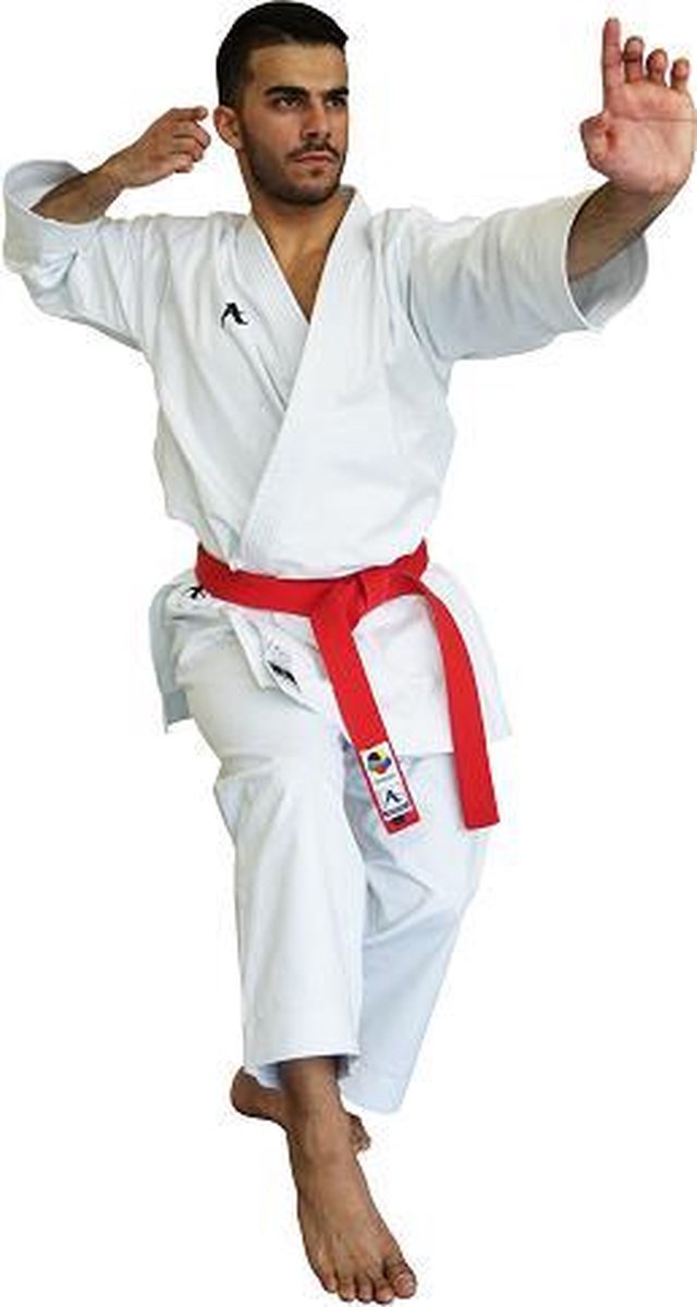 Karatepak Arawaza Black Diamond | WKF-approved kata-pak - Product Kleur: Wit / Product Maat: 195
