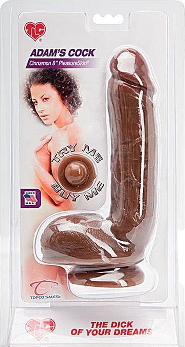 Adam's PleasureSkin Cock - Brown