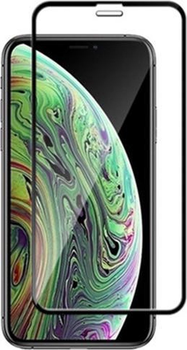iPhone XR Screenprotector Glas - Screenprotector iPhone 11 - Full cover - 1 stuk