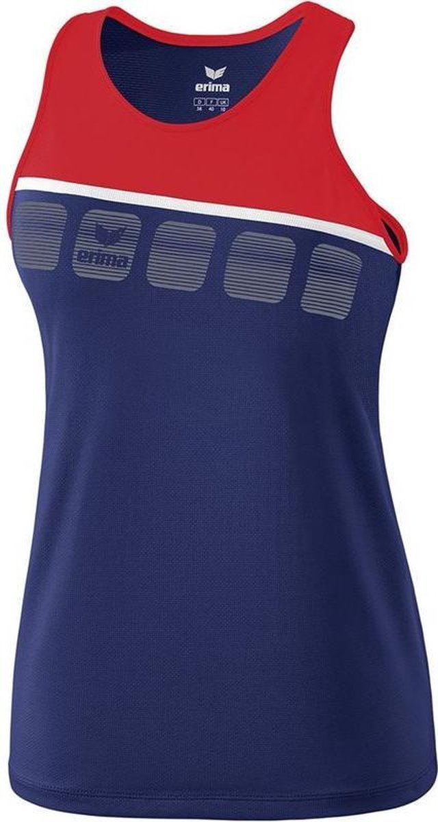 Erima 5-C Dames Tank Top - Polo's  - blauw donker - 38